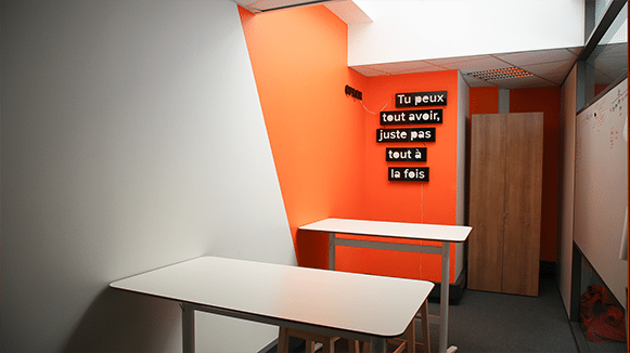 Bureau fermé espace de coworking Lyon 7 Bureau fermé design espace de coworking Lyon 7